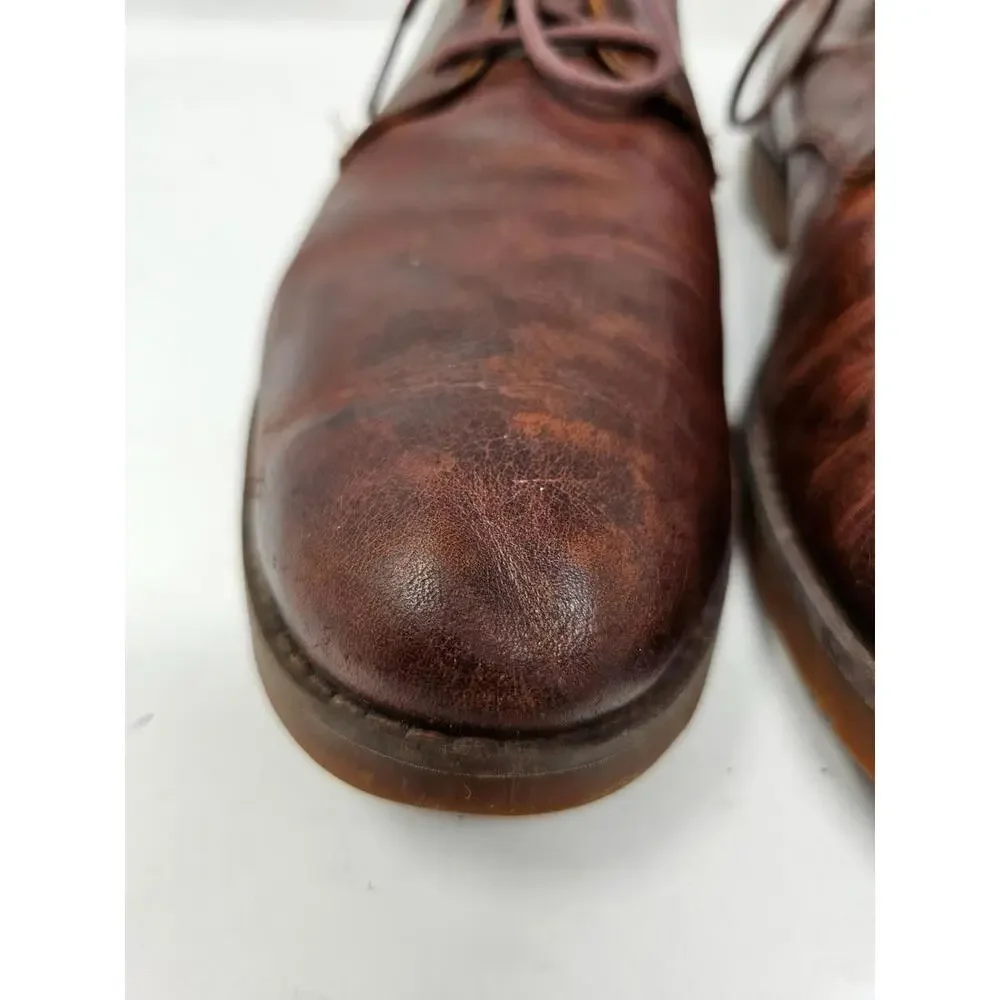 Timberland Yorkdale Brown Leather Lace Up Chukka Boots A22GK Men’s Size‎ 12